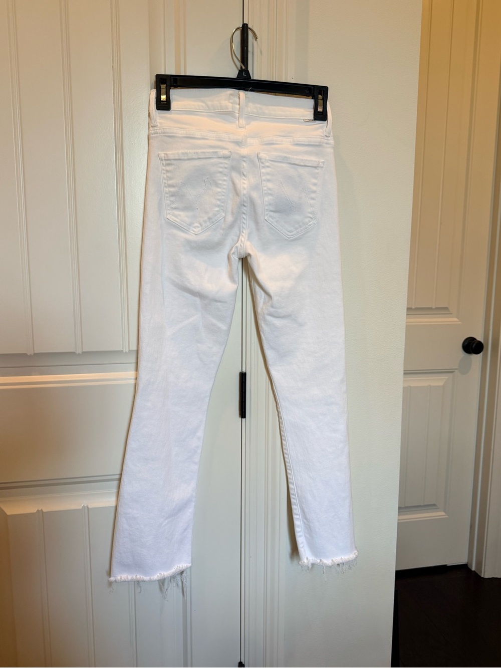 MOTHER The Insider Crop Step Fray Fairest Of Them All Cropped Flare Jeans - Picture 8 of 13